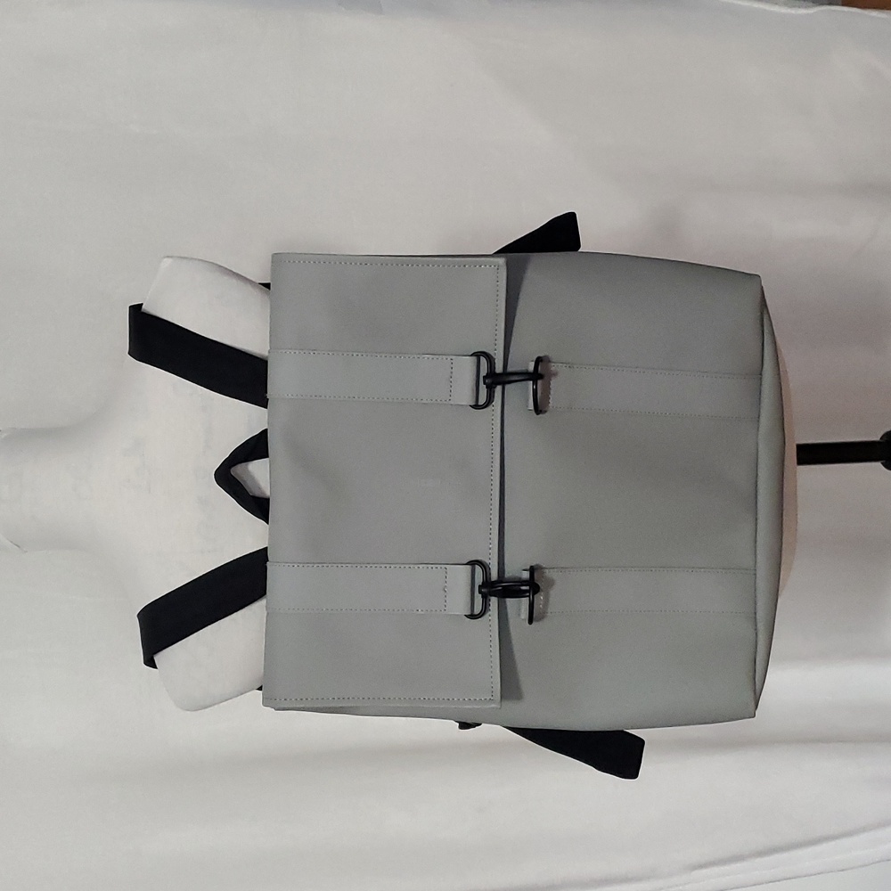 RAINS MSN Gray Unisex Backpack